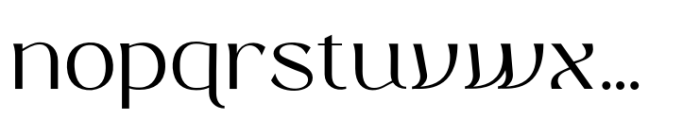 Ekelon Normal Font LOWERCASE