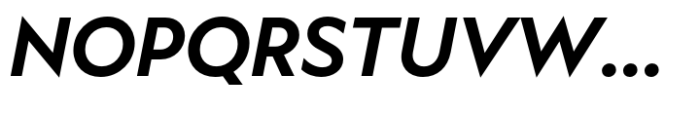 Ekster Bold Italic Font UPPERCASE