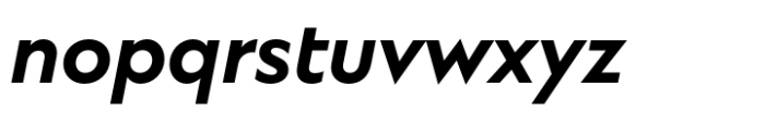 Ekster Bold Italic Font LOWERCASE