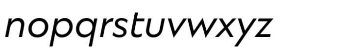Ekster Italic Font LOWERCASE