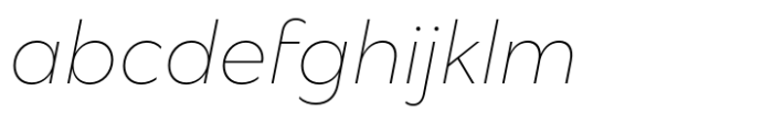 Ekster Thin Italic FONT