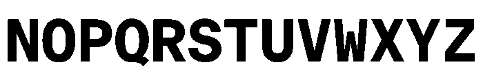 EKBaumerMono Bold Font UPPERCASE