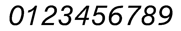 EKBaumerMono Italic Font OTHER CHARS