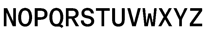 EKBaumerMono Medium Font UPPERCASE