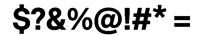 EKBaumerUniwidth Bold Font OTHER CHARS