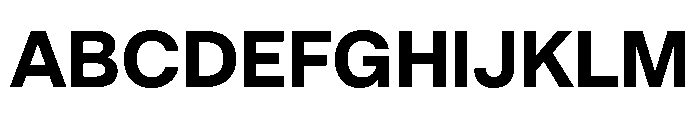 EKBaumerUniwidth Bold Font UPPERCASE