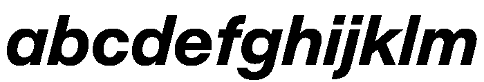 EKBaumerUniwidth BoldItalic FONT
