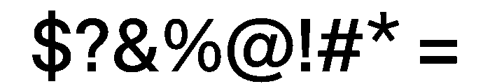 EKBaumerUniwidth Medium Font OTHER CHARS
