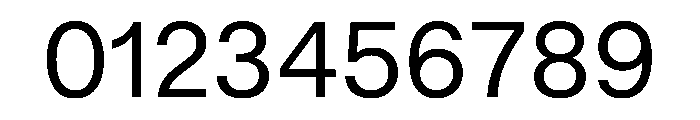 EKBaumerUniwidth Regular Font OTHER CHARS