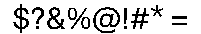 EKBaumerUniwidth Regular Font OTHER CHARS