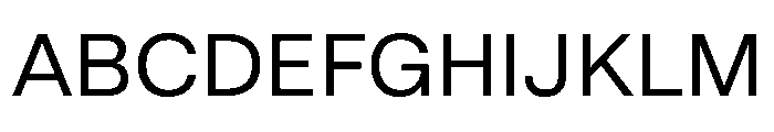 EKBaumerUniwidth Regular Font UPPERCASE