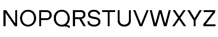 EKBaumerUniwidth Regular Font UPPERCASE