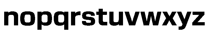 EKModena Bold Font LOWERCASE
