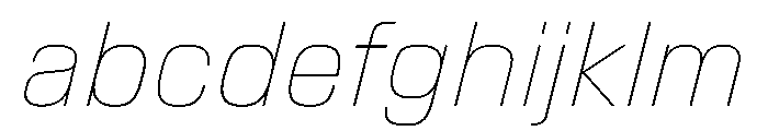 EKModena HairlineItalic FONT