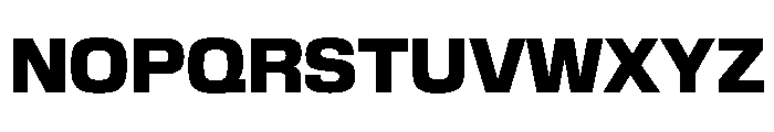 EKModena Heavy Font UPPERCASE