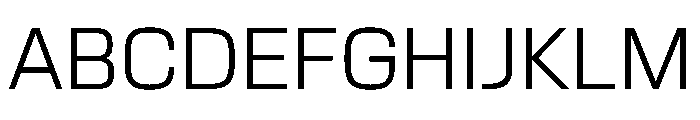 EKModena Light Font UPPERCASE