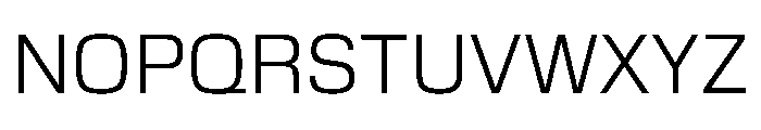 EKModena Light Font UPPERCASE