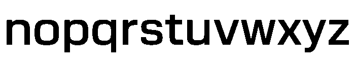 EKModena Medium Font LOWERCASE