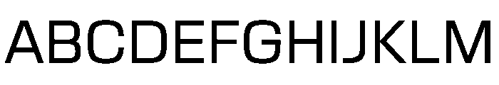 EKModena Regular Font UPPERCASE