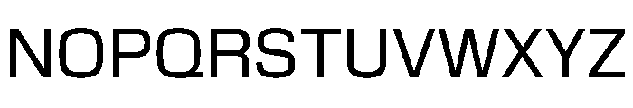 EKModena Regular Font UPPERCASE