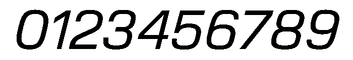 EKModena RegularItalic Font OTHER CHARS