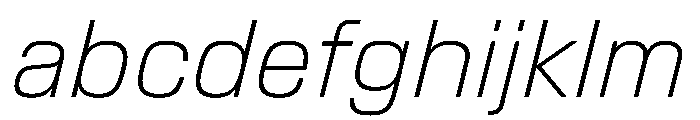 EKModena ThinItalic FONT
