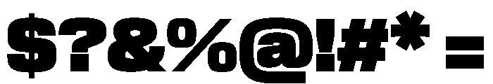 EKModena Ultra Font OTHER CHARS