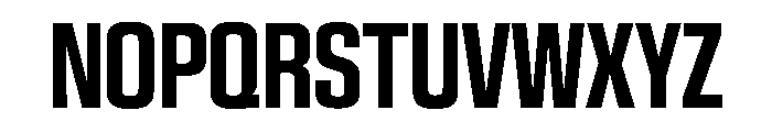 EKModenaCompressed Bold Font UPPERCASE