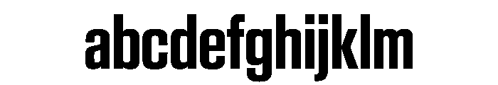EKModenaCompressed Bold FONT