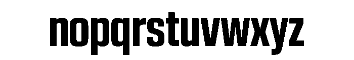 EKModenaCompressed Bold Font LOWERCASE