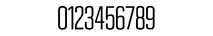 EKModenaCompressed Light Font OTHER CHARS