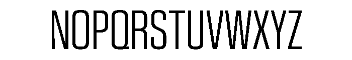 EKModenaCompressed Light Font UPPERCASE
