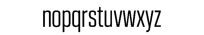 EKModenaCompressed Light Font LOWERCASE
