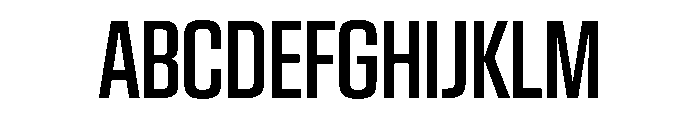 EKModenaCompressed Medium Font UPPERCASE