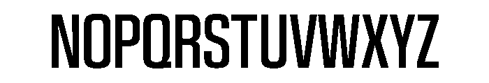 EKModenaCompressed Medium Font UPPERCASE