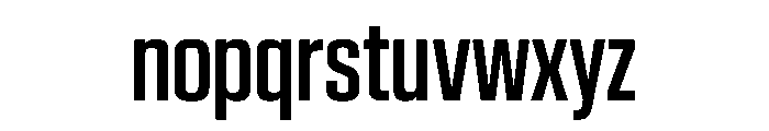 EKModenaCompressed Medium Font LOWERCASE