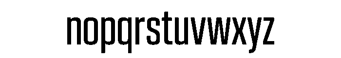 EKModenaCompressed Regular Font LOWERCASE