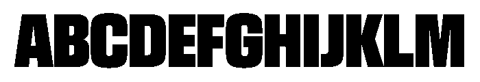 EKModenaCompressed Ultra Font UPPERCASE