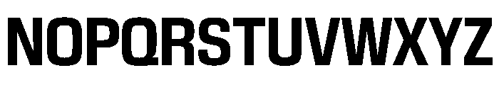 EKModenaCondensed Bold Font UPPERCASE
