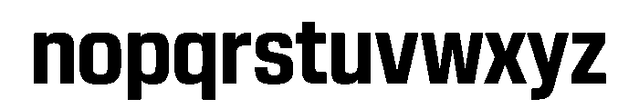 EKModenaCondensed Bold Font LOWERCASE