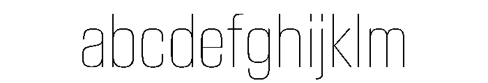 EKModenaCondensed Hairline FONT