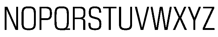EKModenaCondensed Light Font UPPERCASE