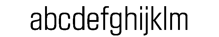EKModenaCondensed Light FONT