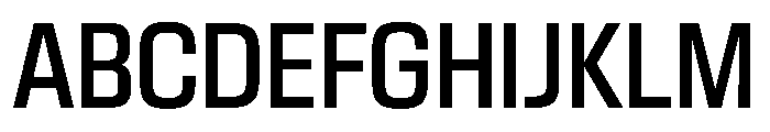 EKModenaCondensed Medium Font UPPERCASE