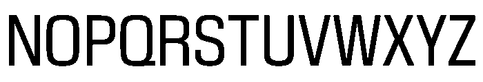 EKModenaCondensed Regular Font UPPERCASE