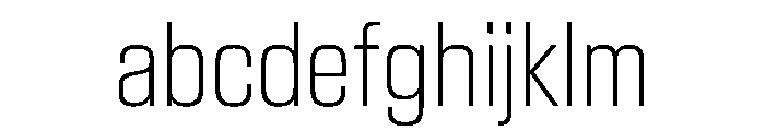 EKModenaCondensed Thin FONT