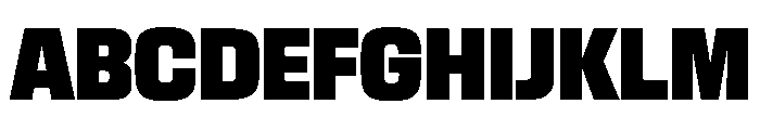 EKModenaCondensed Ultra Font UPPERCASE