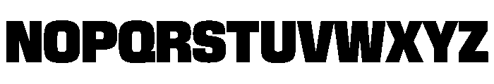 EKModenaCondensed Ultra Font UPPERCASE