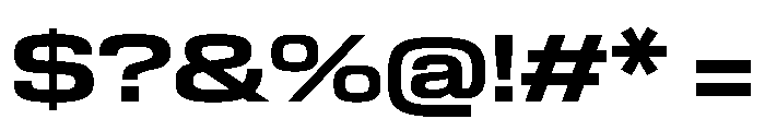 EKModenaExpanded Bold Font OTHER CHARS