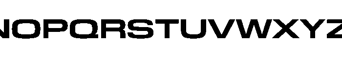 EKModenaExpanded Bold Font UPPERCASE